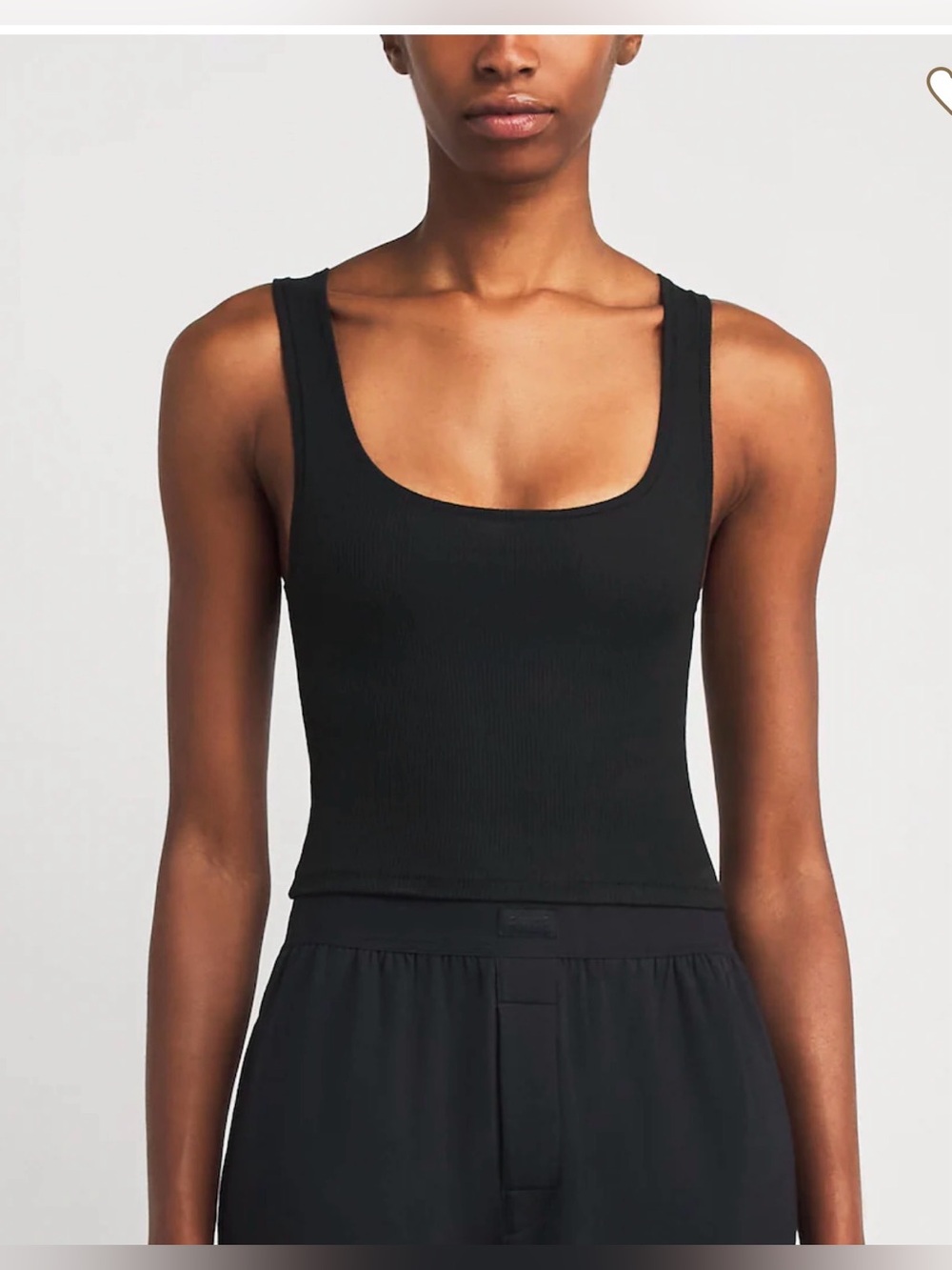 SKIMS Ribbed Scoop Neck Tank Top